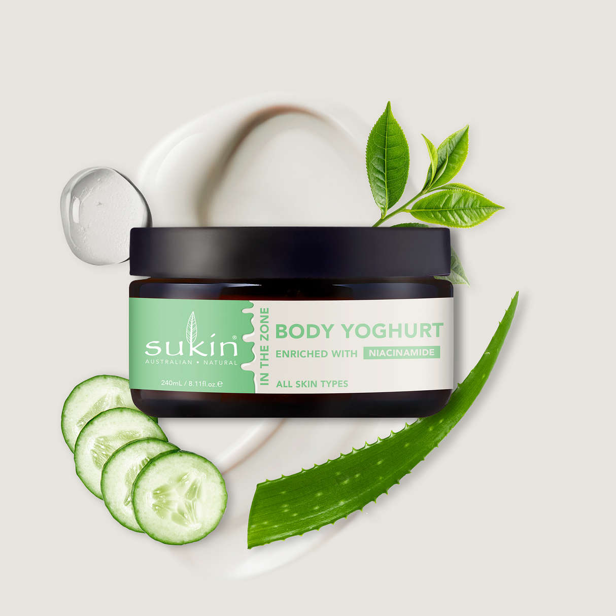 Sukin IN THE ZONE MOODY BODY YOGHURT 200ML