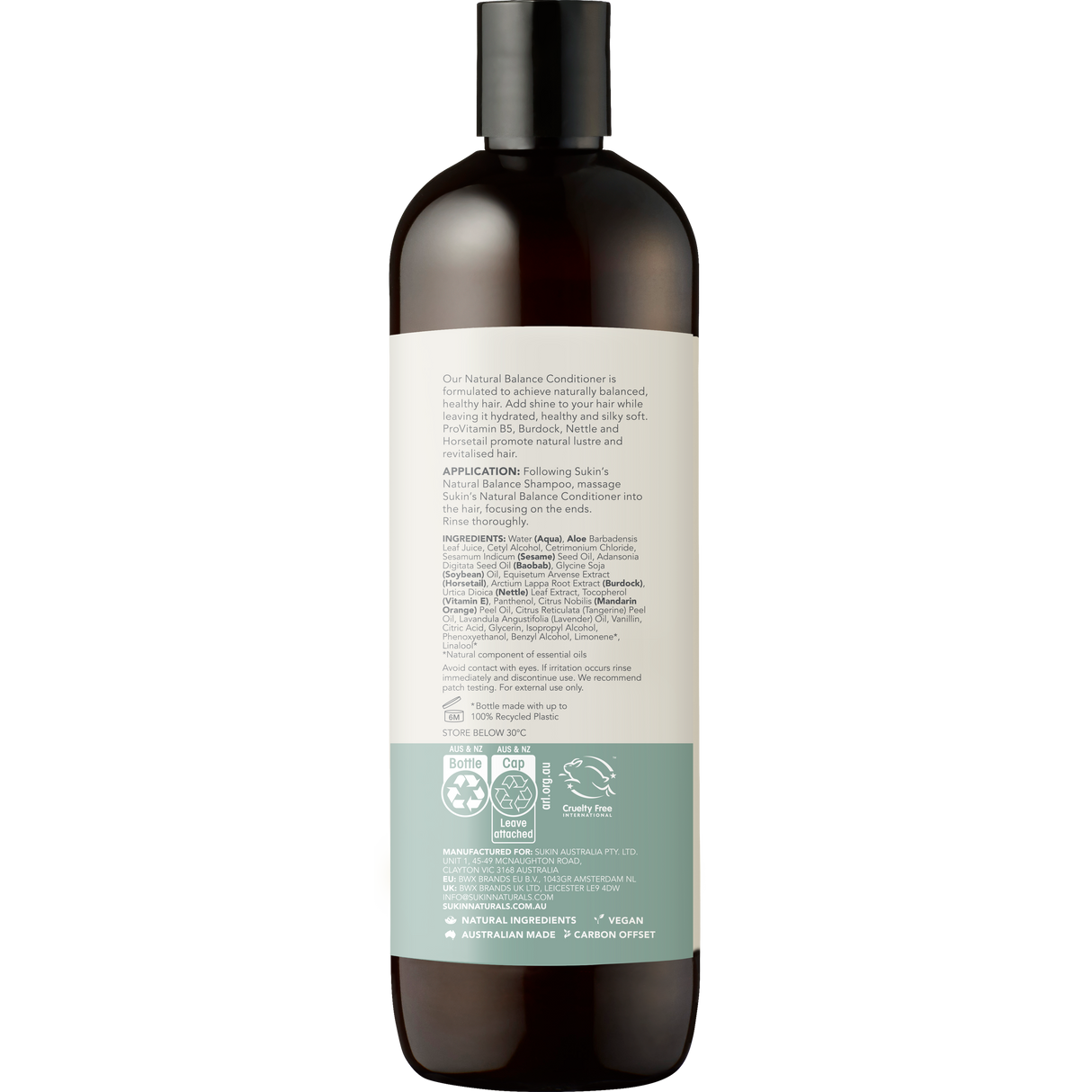 Sukin Haircare Natural Balance Conditioner 500ml
