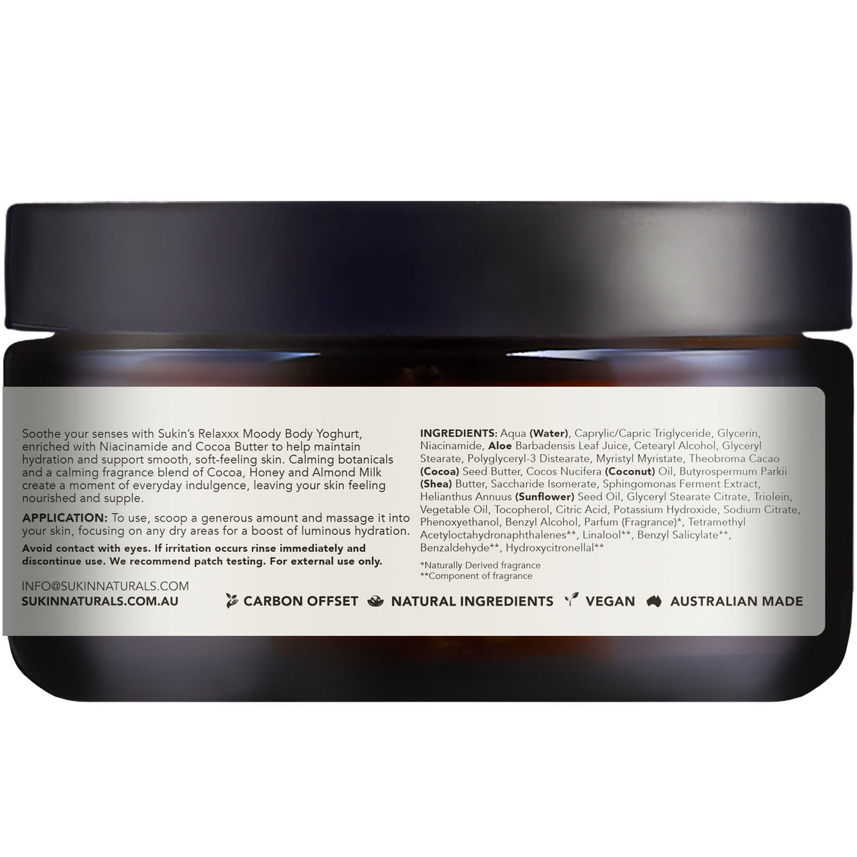 Sukin RELAXXX MOODY BODY YOGHURT 200ML