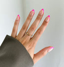 Pressing Nails Pink Tip