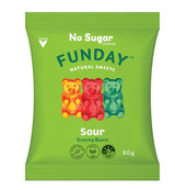 FUNDAY Sour Vegan Gummy Bears 50g