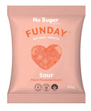 FUNDAY Sour Peach Hearts 50g