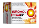 NUROMOL Dual Action Liquid Caps 60s