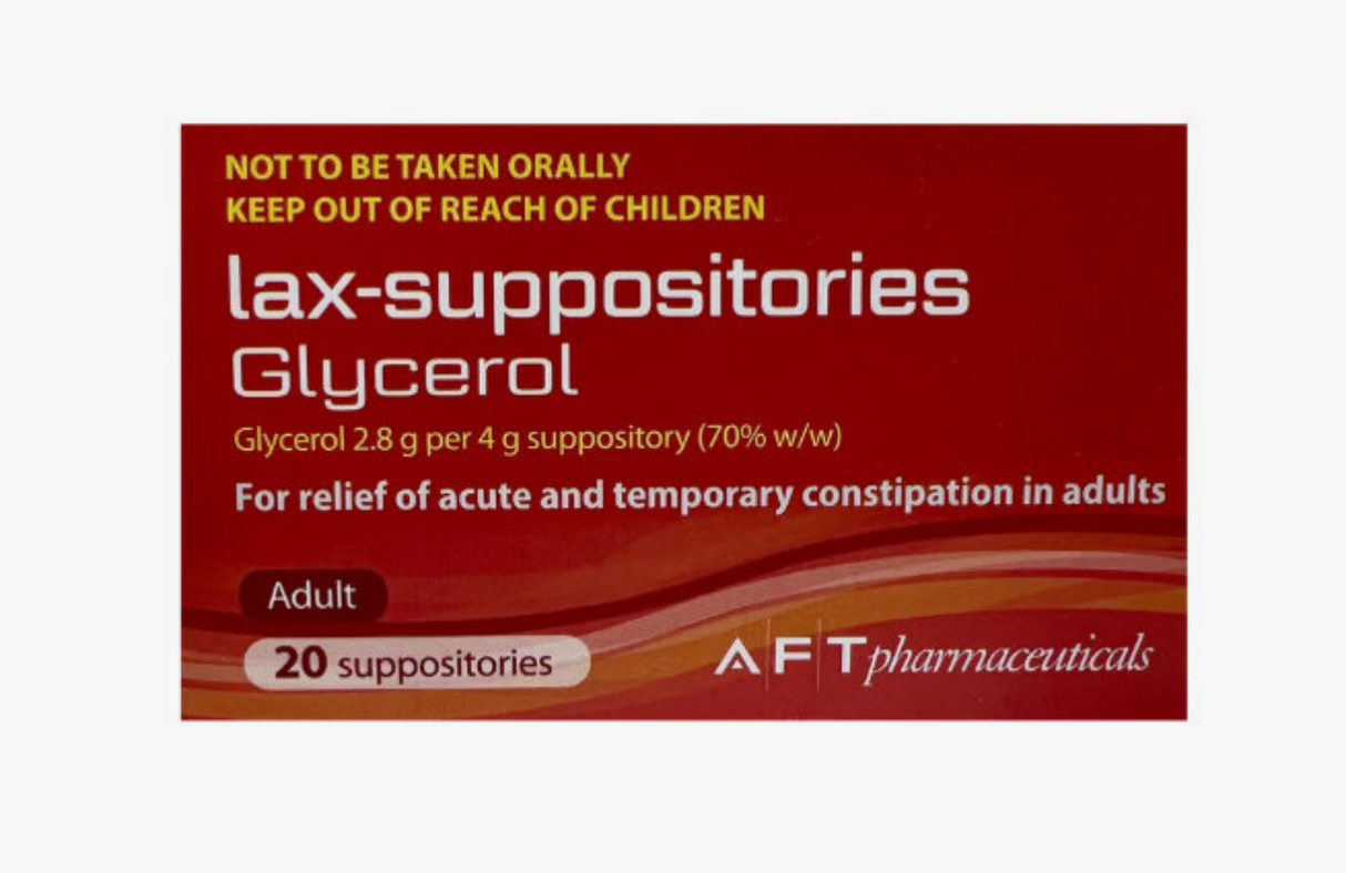 AFT LaxSupp. Glycerol 70%w/w 4g 20s