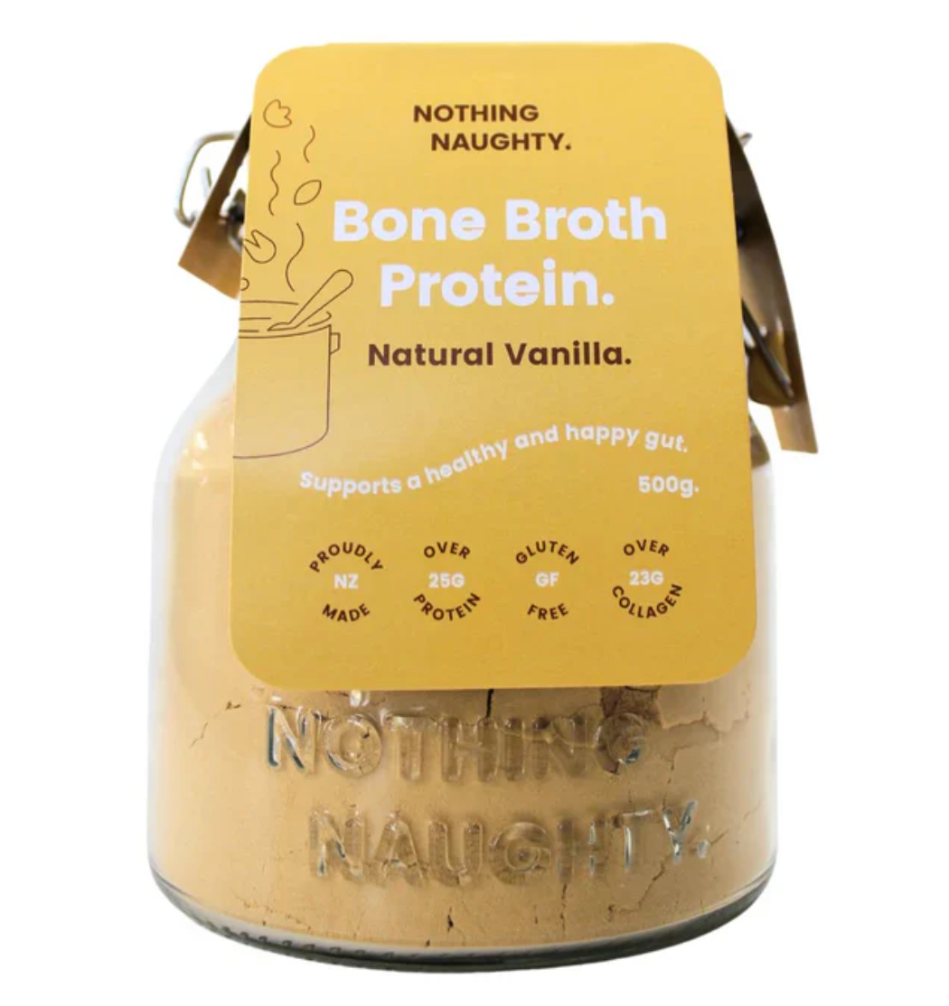 NN Bone Broth Prot Nat Van 500g
