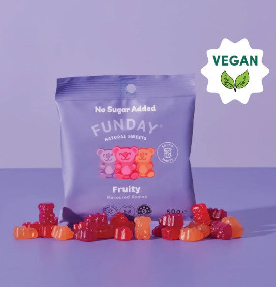 FUNDAY Fruity Flavoured Vegan Gummy Koalas 50g