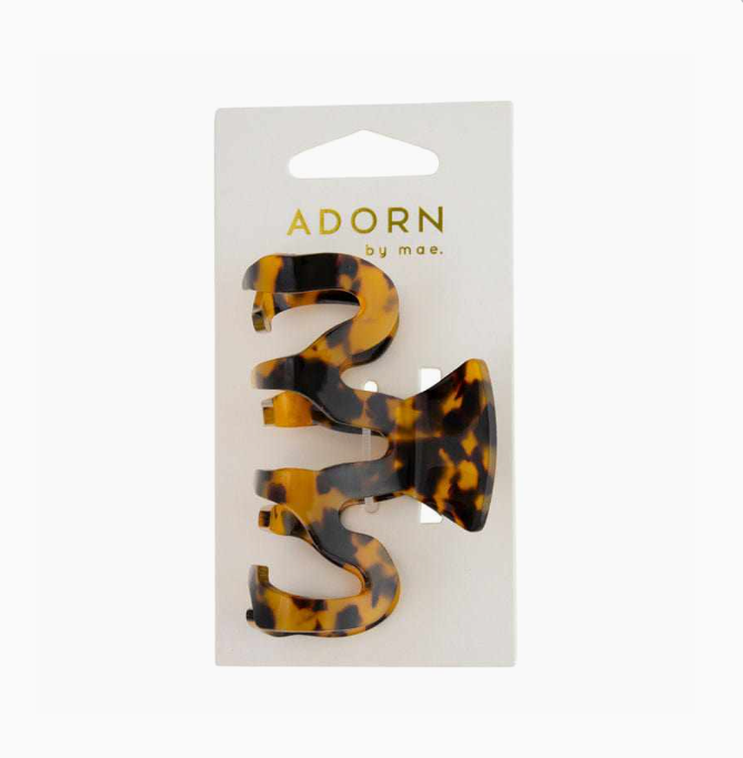 Adorn by Mae Hair Claw Grip Tortoiseshell
