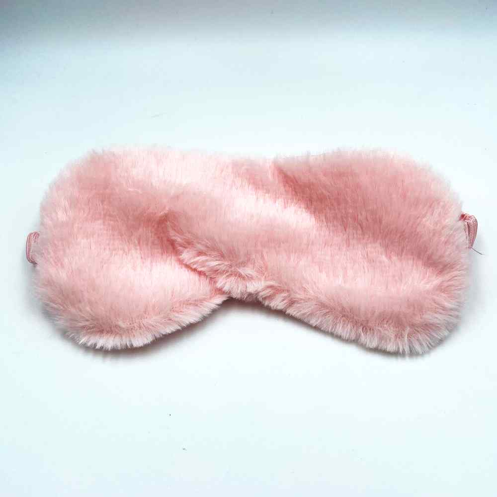 HB&Co Sleep Mask Furry Pink