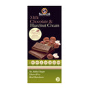 Sugarless Confectionery Milk Chocolate Hazelnut Cream with Stevia 100g