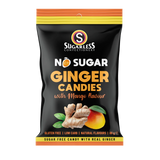 Sugarless Confectionery Ginger Candy with Mango Flavour 60g