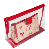 Tender Love + Carry Assorted Red Bow  - Twin Set