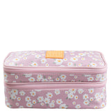 Tender Love + Carry Mauve Mini Floral - Double Zip Utility