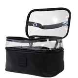 Tender Love + Carry Black PU -  Clear Top Vanity