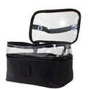 Tender Love + Carry Black PU -  Clear Top Vanity