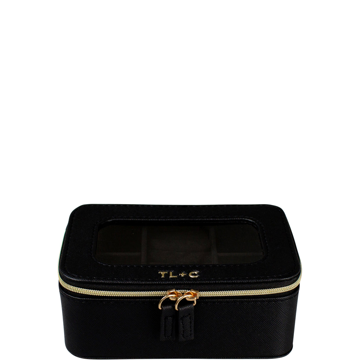 Tender Love + Carry Top Jewellery Case - Black Clear