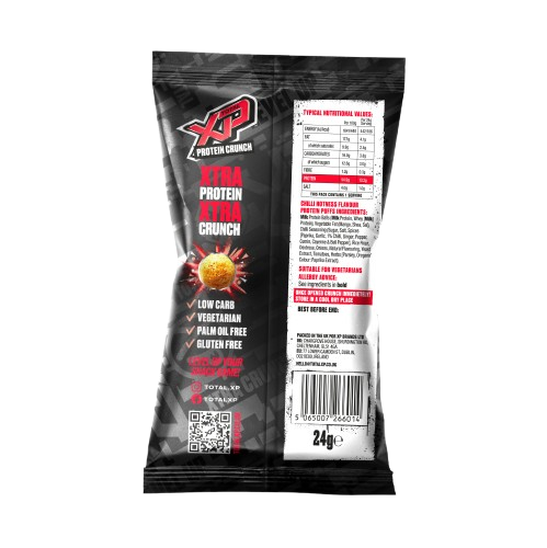Total XP Protein Crunch Chilli Hot Chips 24g