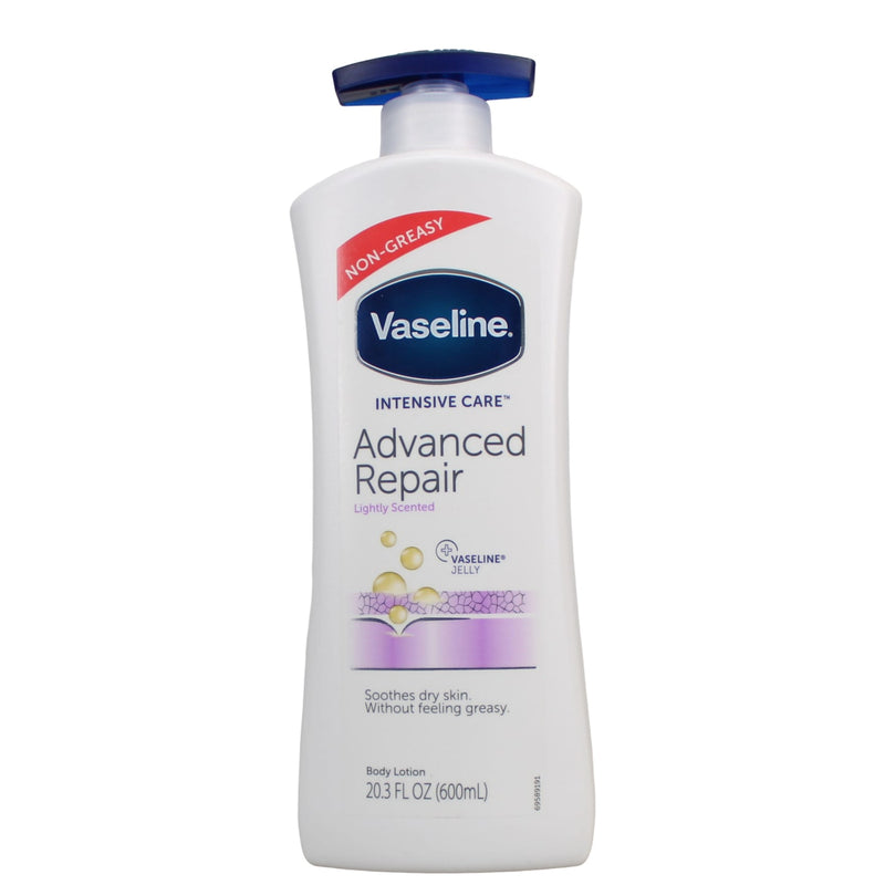 VASELINE Intensive Care Body Lotion Advanced Repair Unscented 600ml