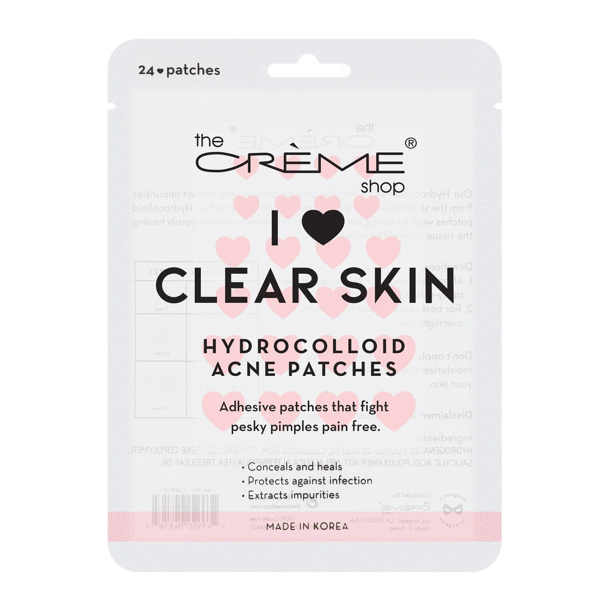 The Creme Shop Acne Patch I Heart Clear Skin 24s
