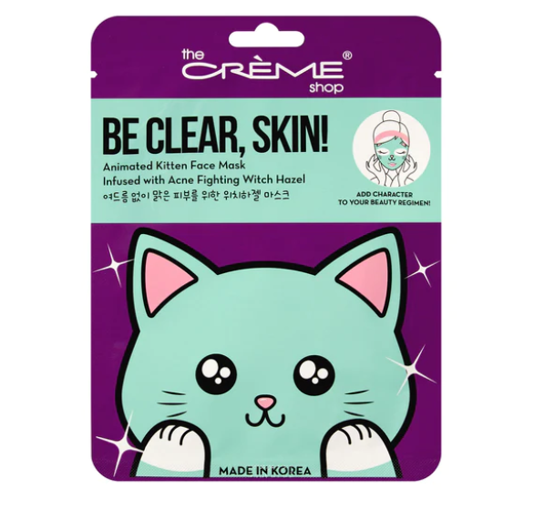 The Creme Shop Sheet Mask Be Clear Kitten