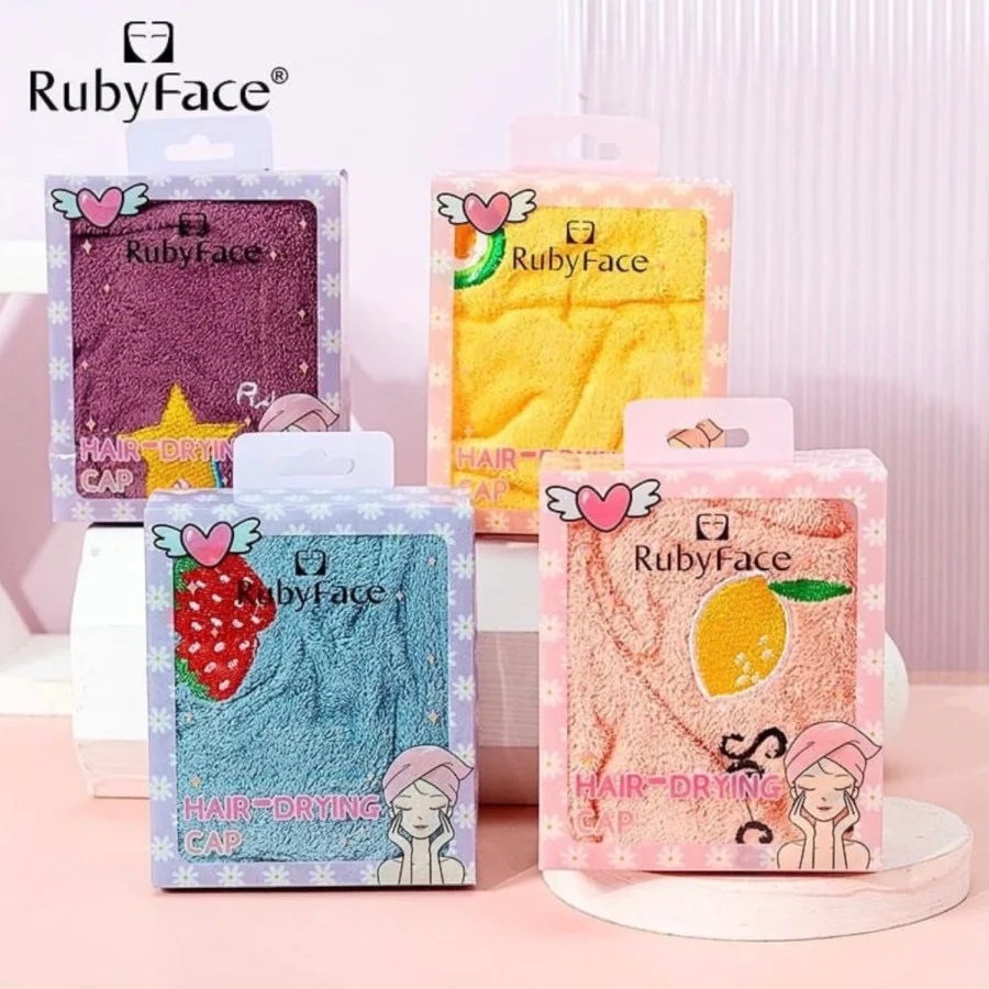 Ruby Face Hair-drying Cap assorted colours