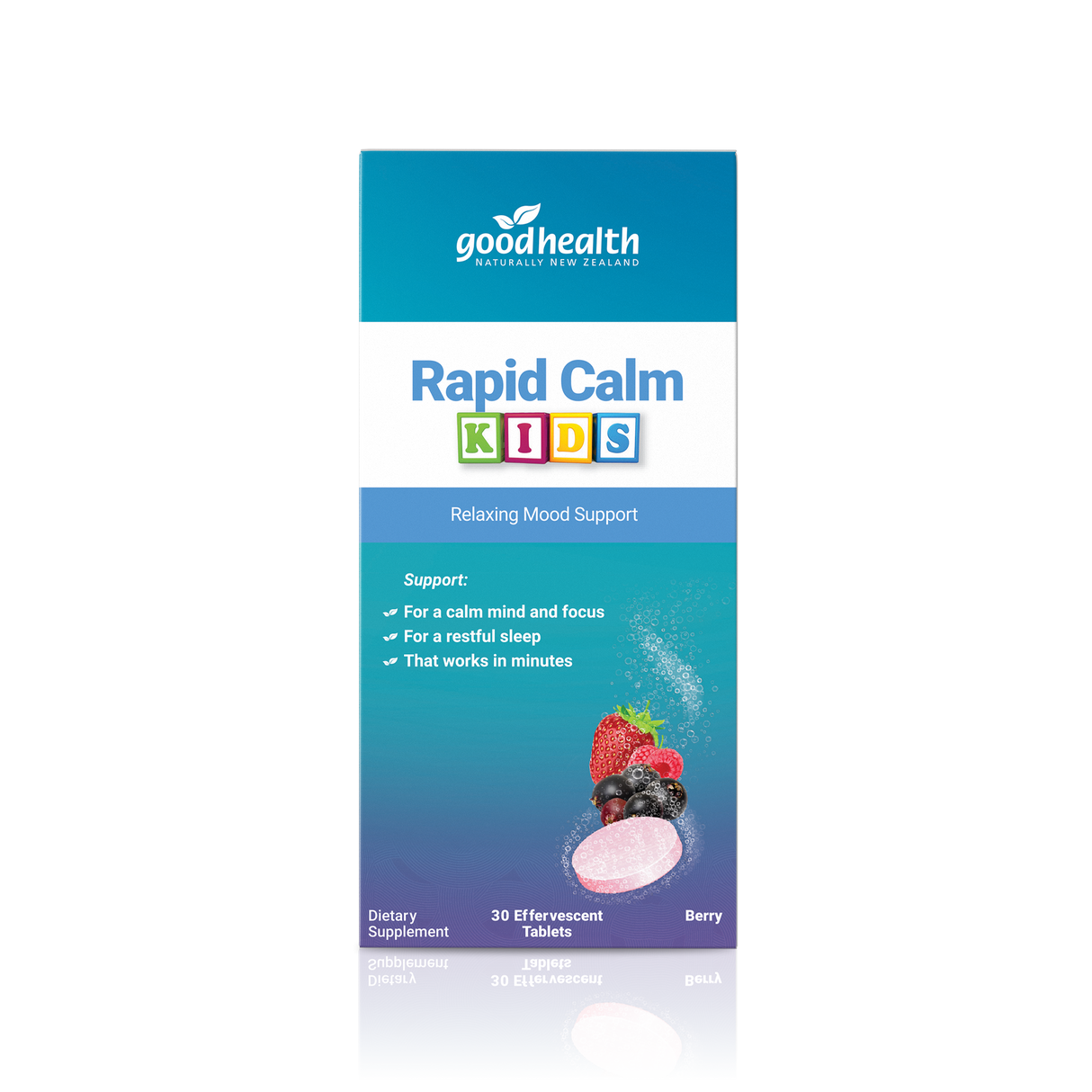 Good Health Rapid Calm Kids Effervescent Tab 30s