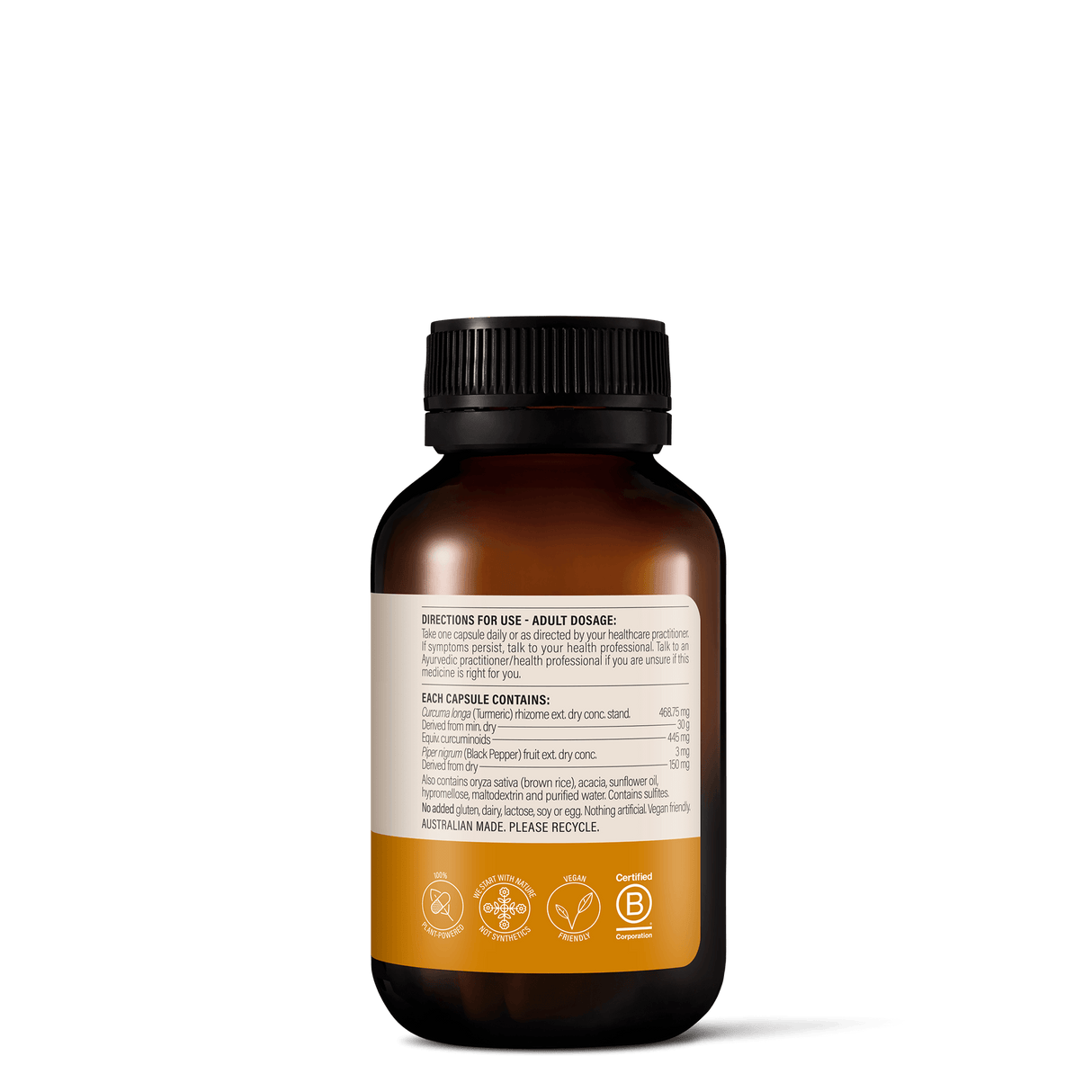 Wanderlust High Strength Turmeric Capsules 60s