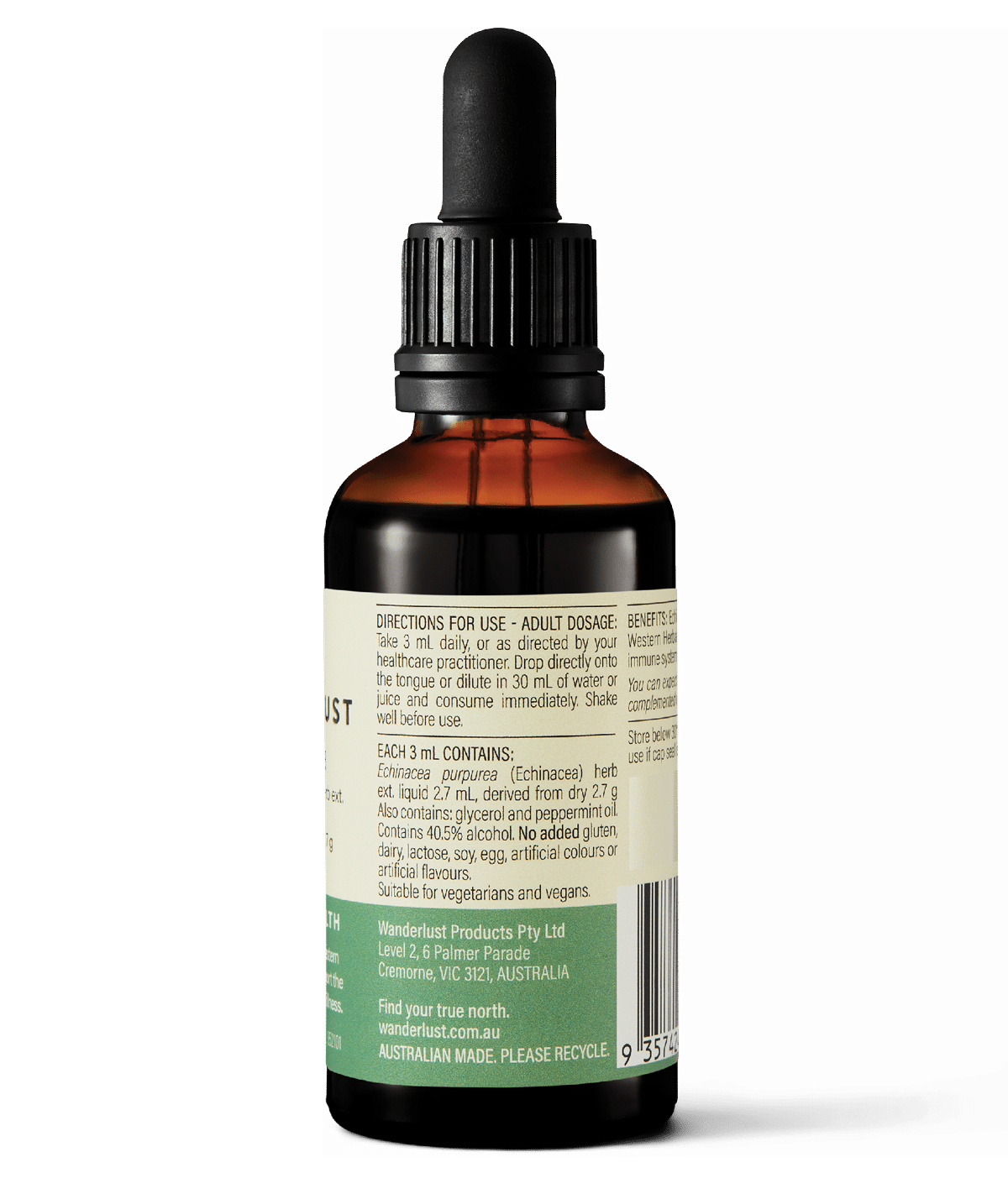 Wanderlust Echinacea Drops 50ml