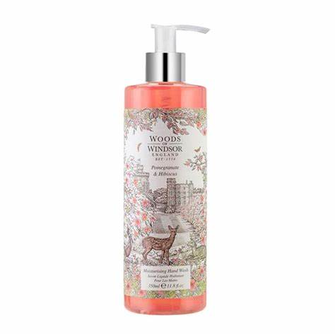 Woods of Windsor Hand Wash Pomegranate & Hibiscus 350ml