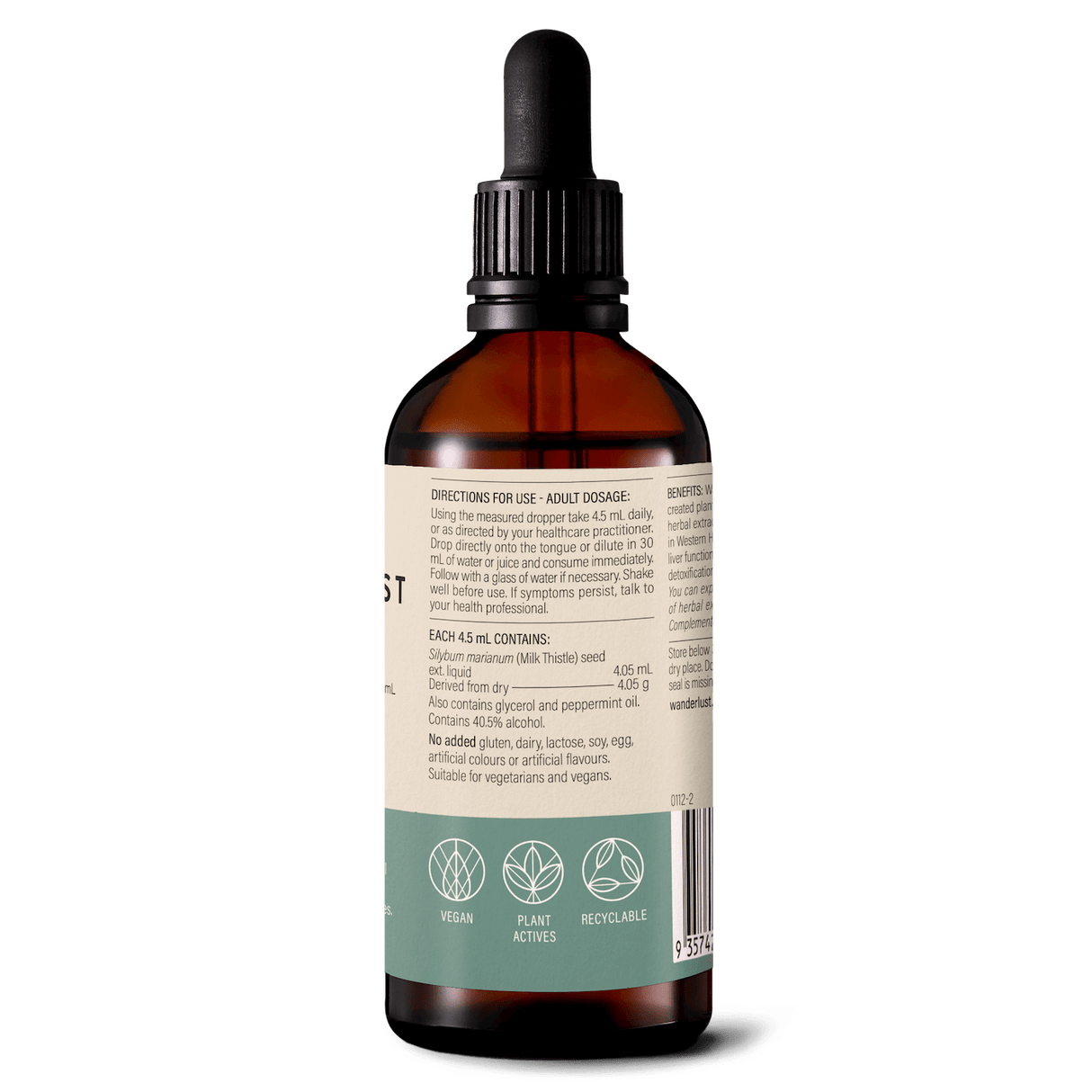 Wanderlust Milk Thistle Drops 90ml