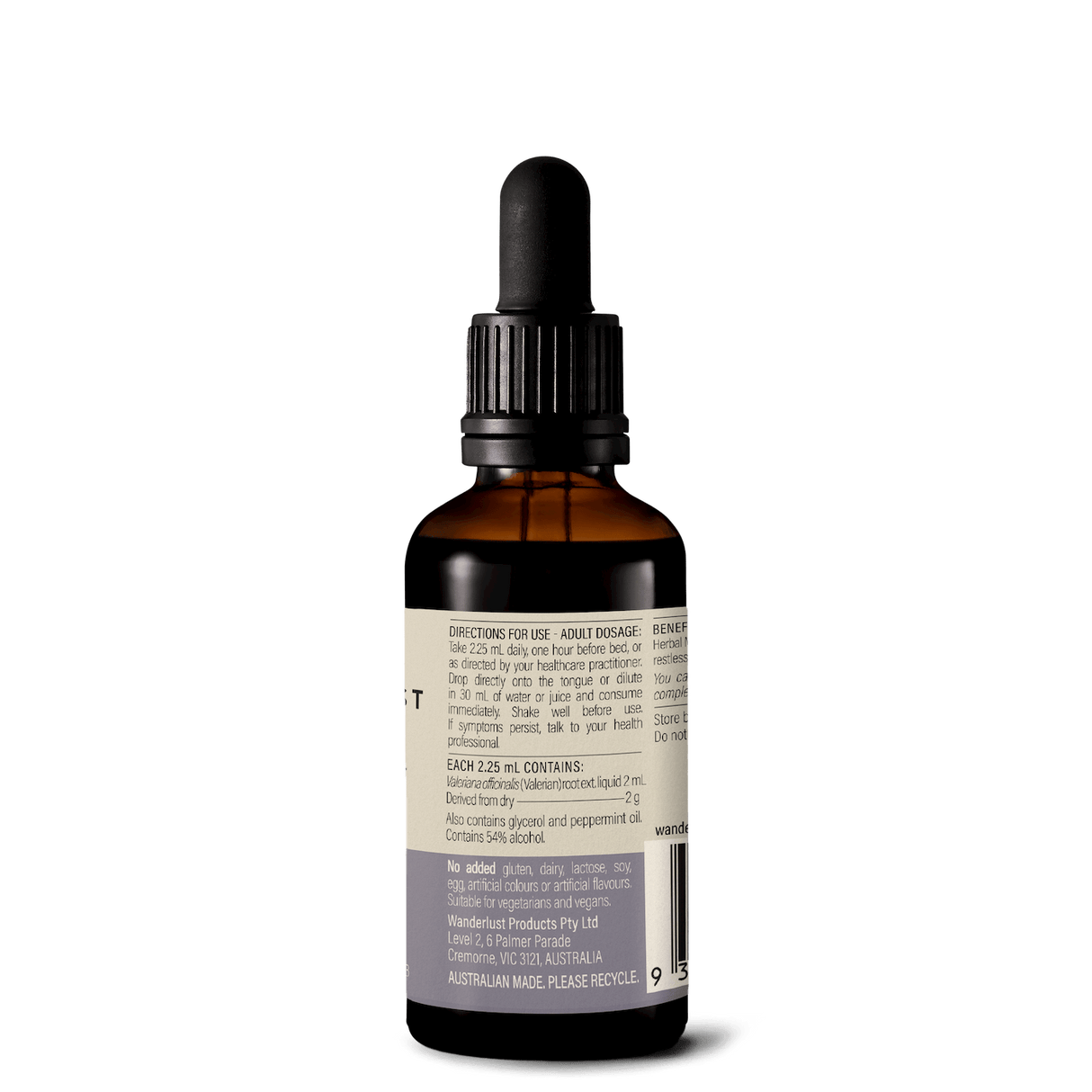 Wanderlust Valerian Drops 50ml