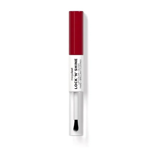 Wet n Wild Megalast Lock 'N' Shine Lip Color & Gloss Red-Y For Me