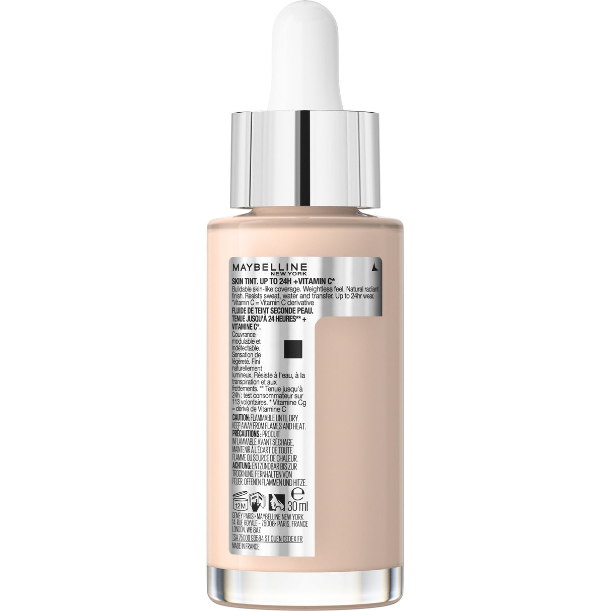 Maybelline New York SuperStay 24H Skin Tint Shade 02