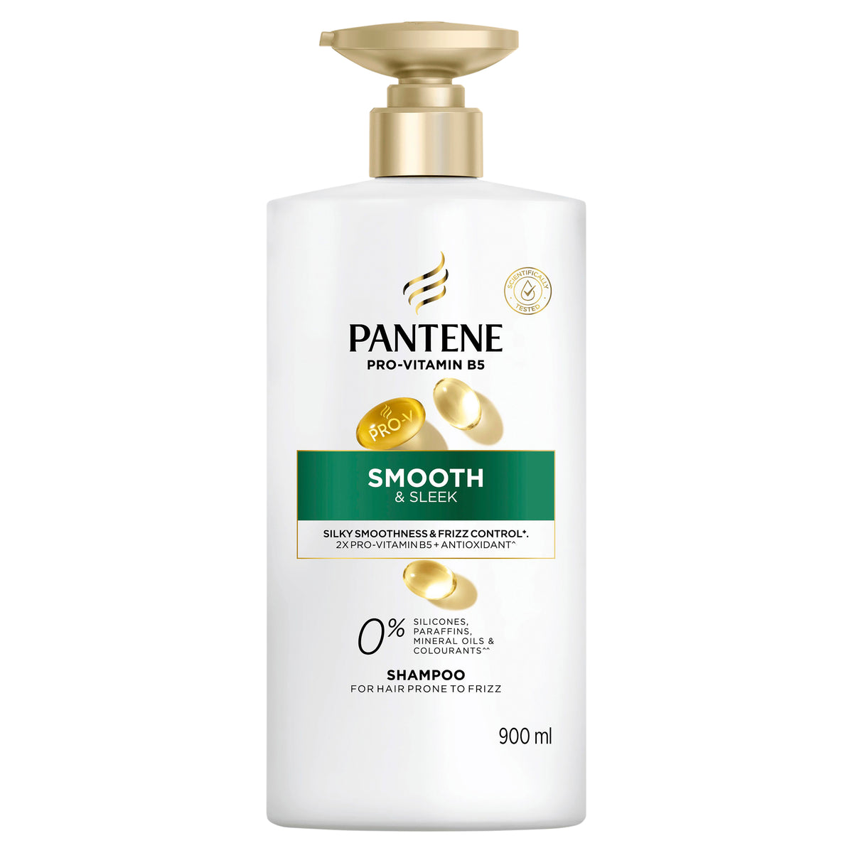 Pantene Smooth & Sleek Shampoo 900ml