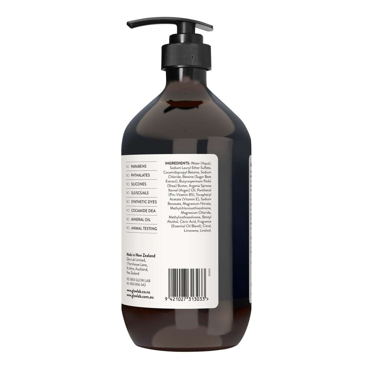 Glow Lab Body Wash Citrus & Bergamot 900 mL