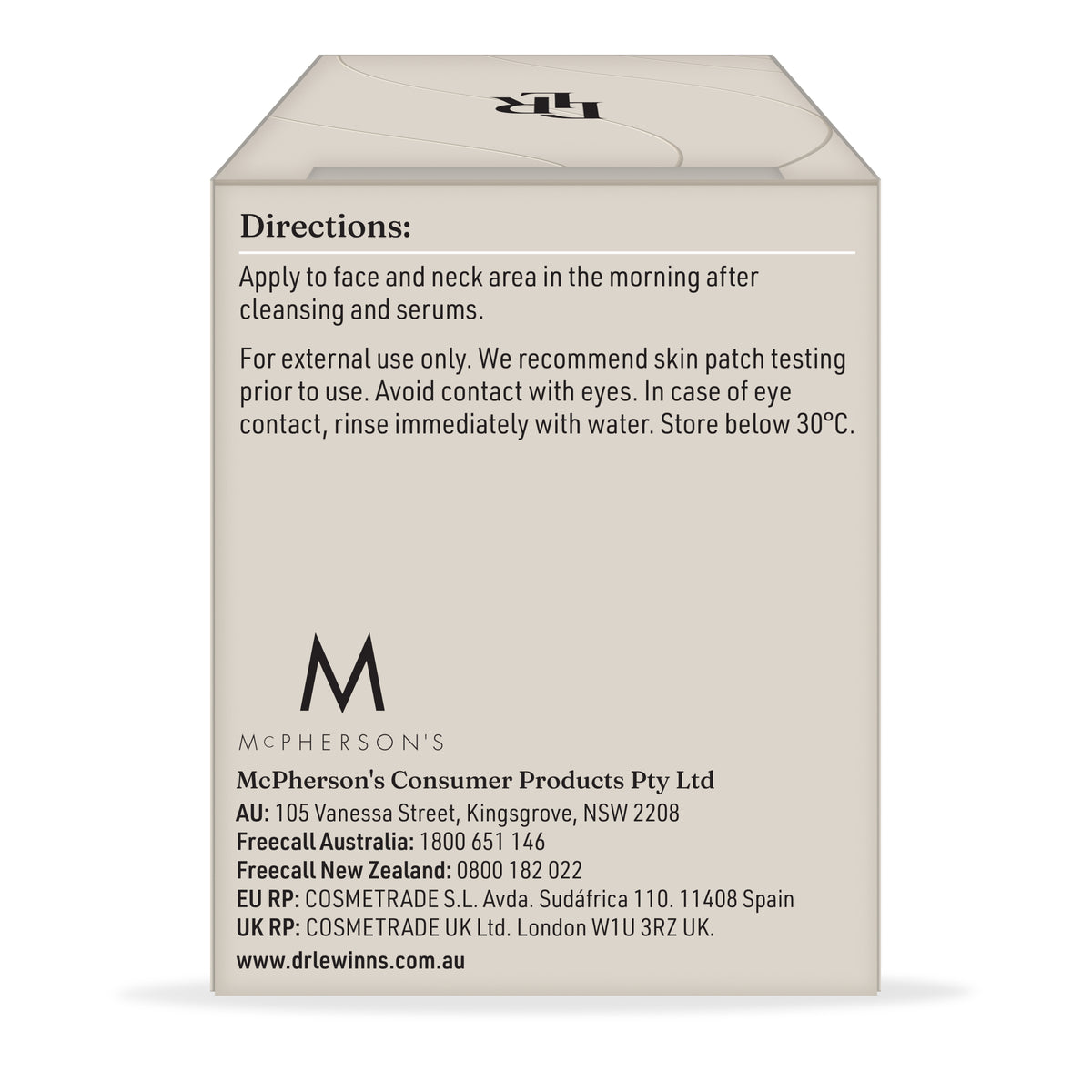 Dr. LeWinn's Line Smoothing Complex Hydrating Day Cream 30G