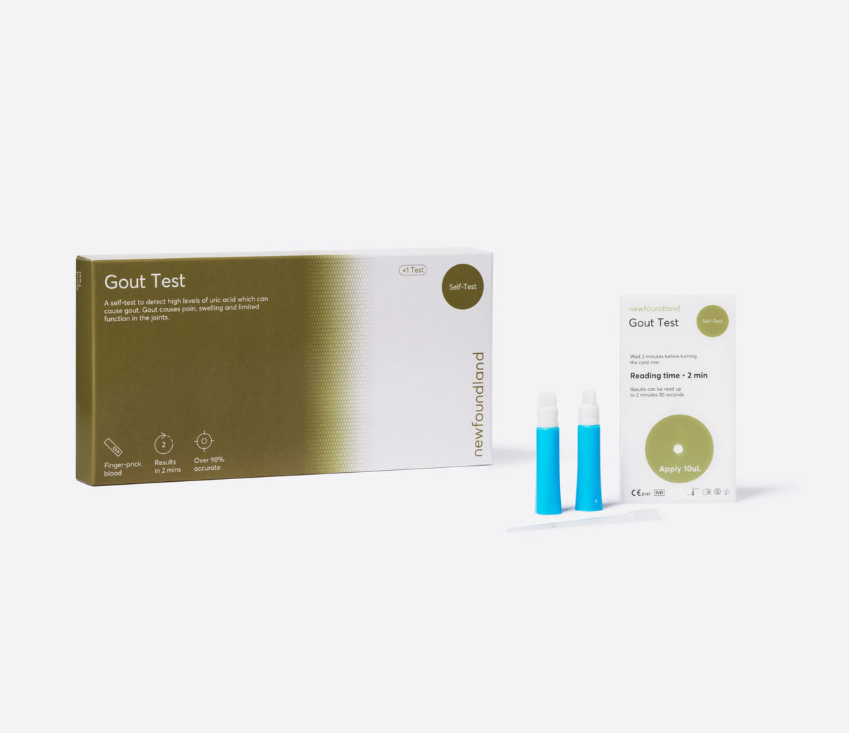 NewFoundLand Gout Test Kit 1pk