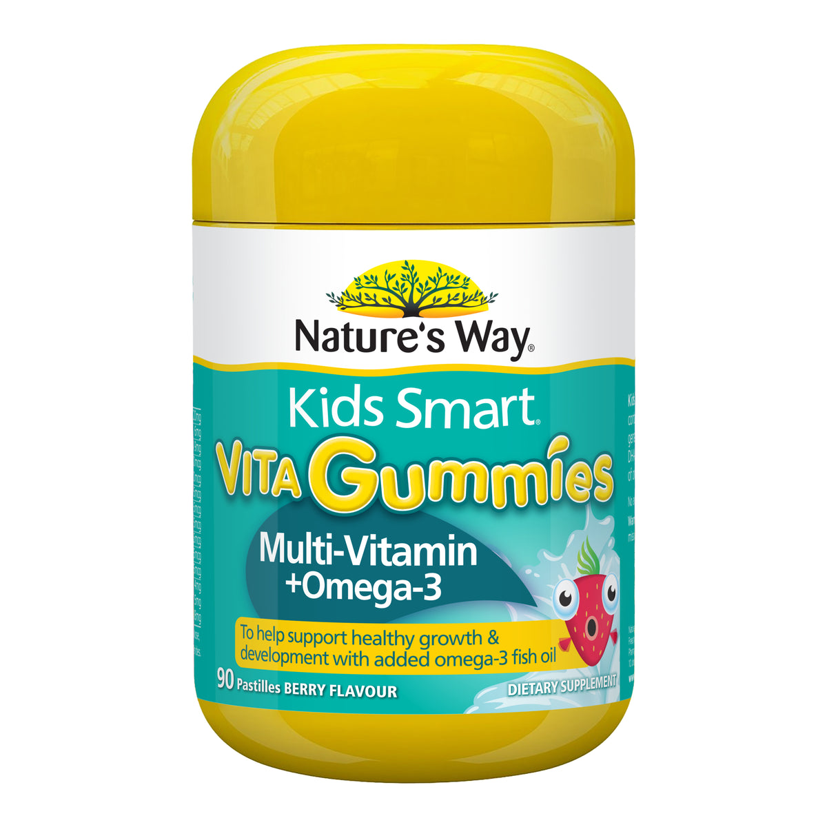 Nature's Way Kids Smart Vita Gummies Omega-3 + Multi 90