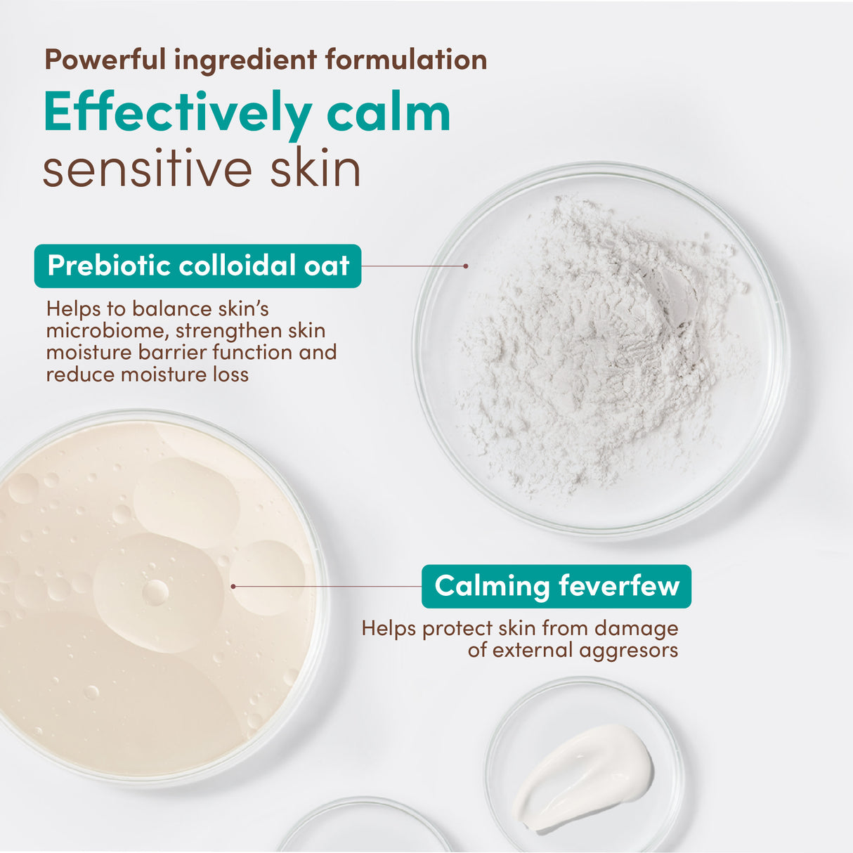 Aveeno Calm And Restore Nourishing Oat Cleanser 200ml