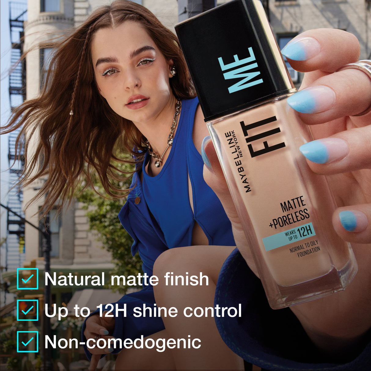 Maybelline Fit Me Matte & Poreless Foundation 235 Pure Beige