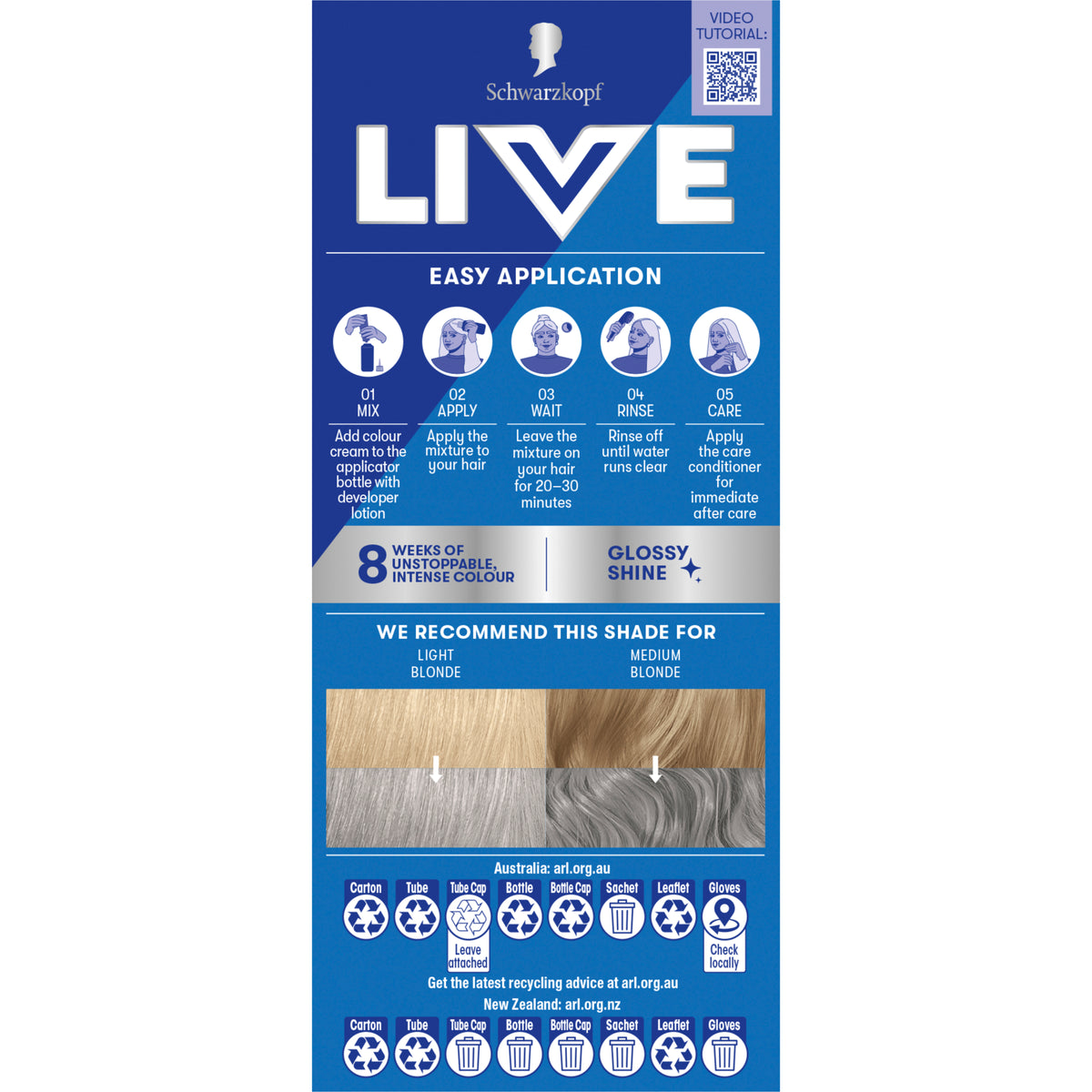 Schwarzkopf Live Colour Permanent Silver Storm