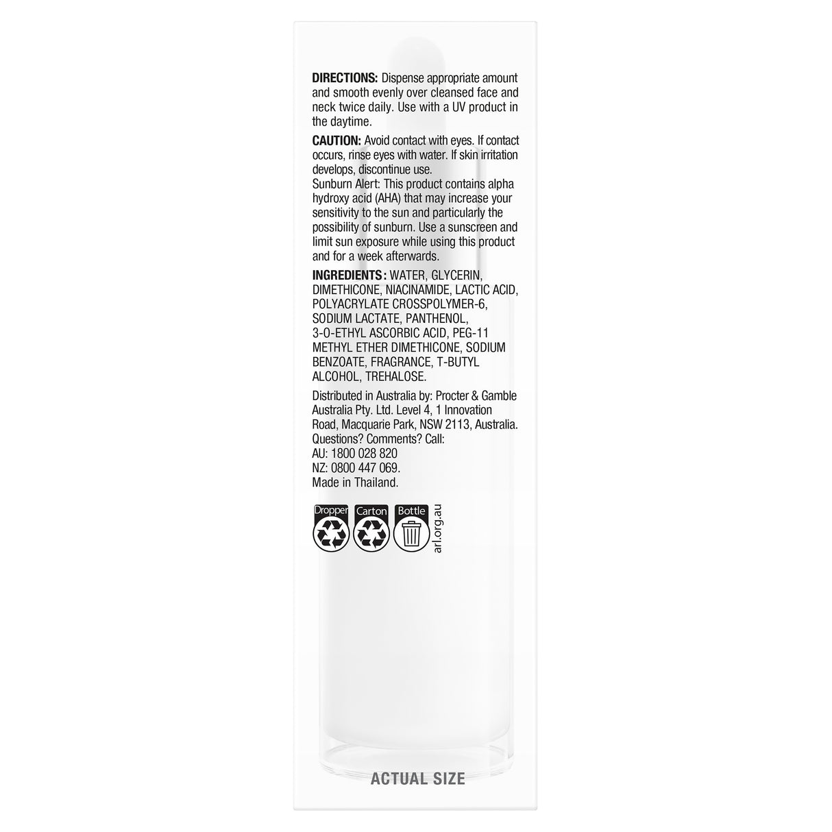 OLAY FACE SERUM AHA 30ML