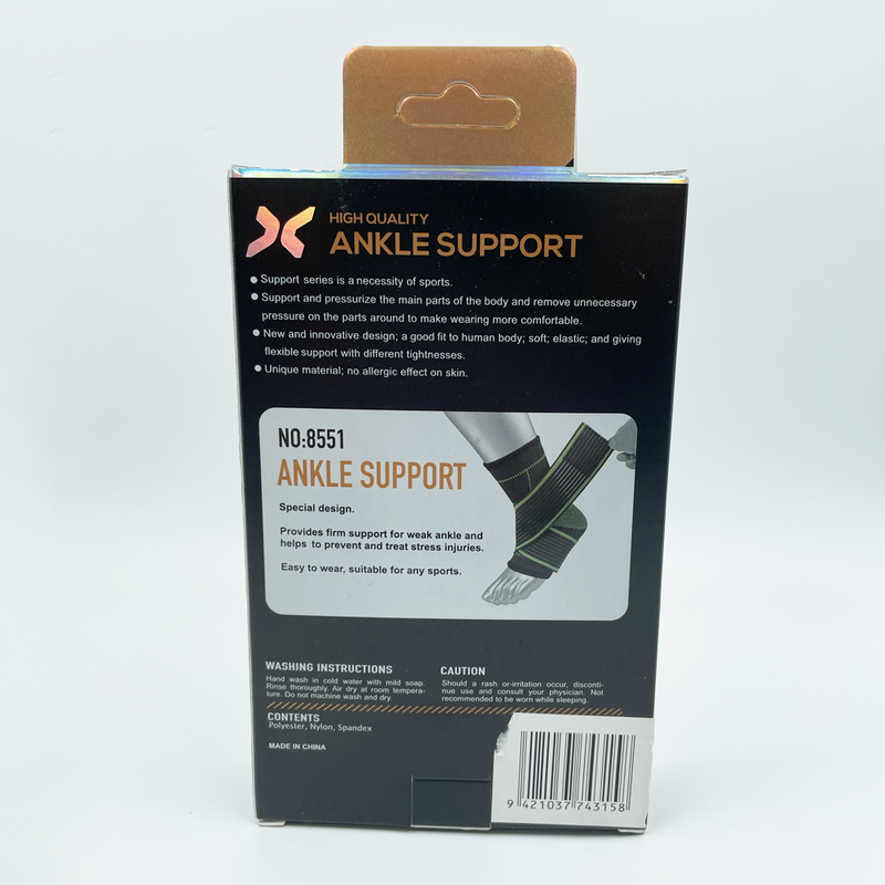 X High Quality Adjustable Ankle Support