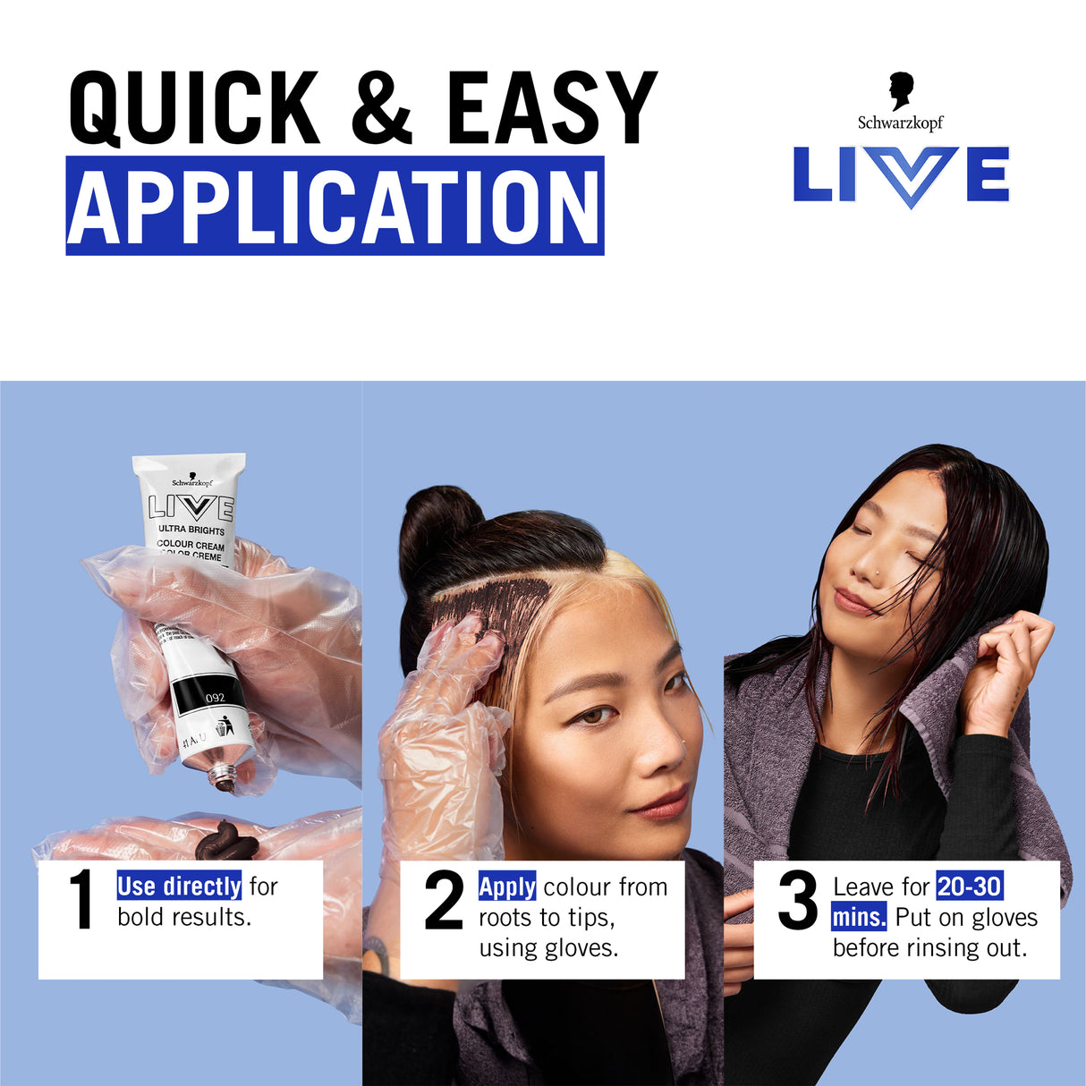 Schwarzkopf Live Colour Deep Black 75mL