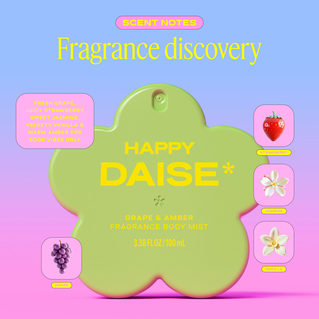 DAISE Happy Fragrance Body Mist 100ml