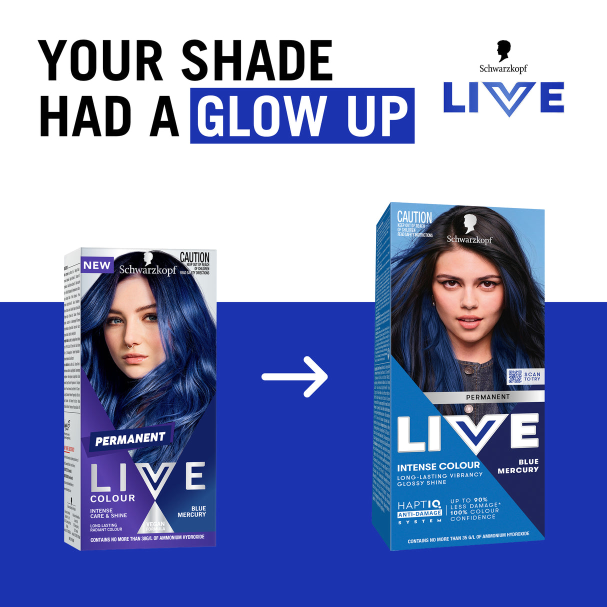 Schwarzkopf Live Colour Permanent Blue Mercury