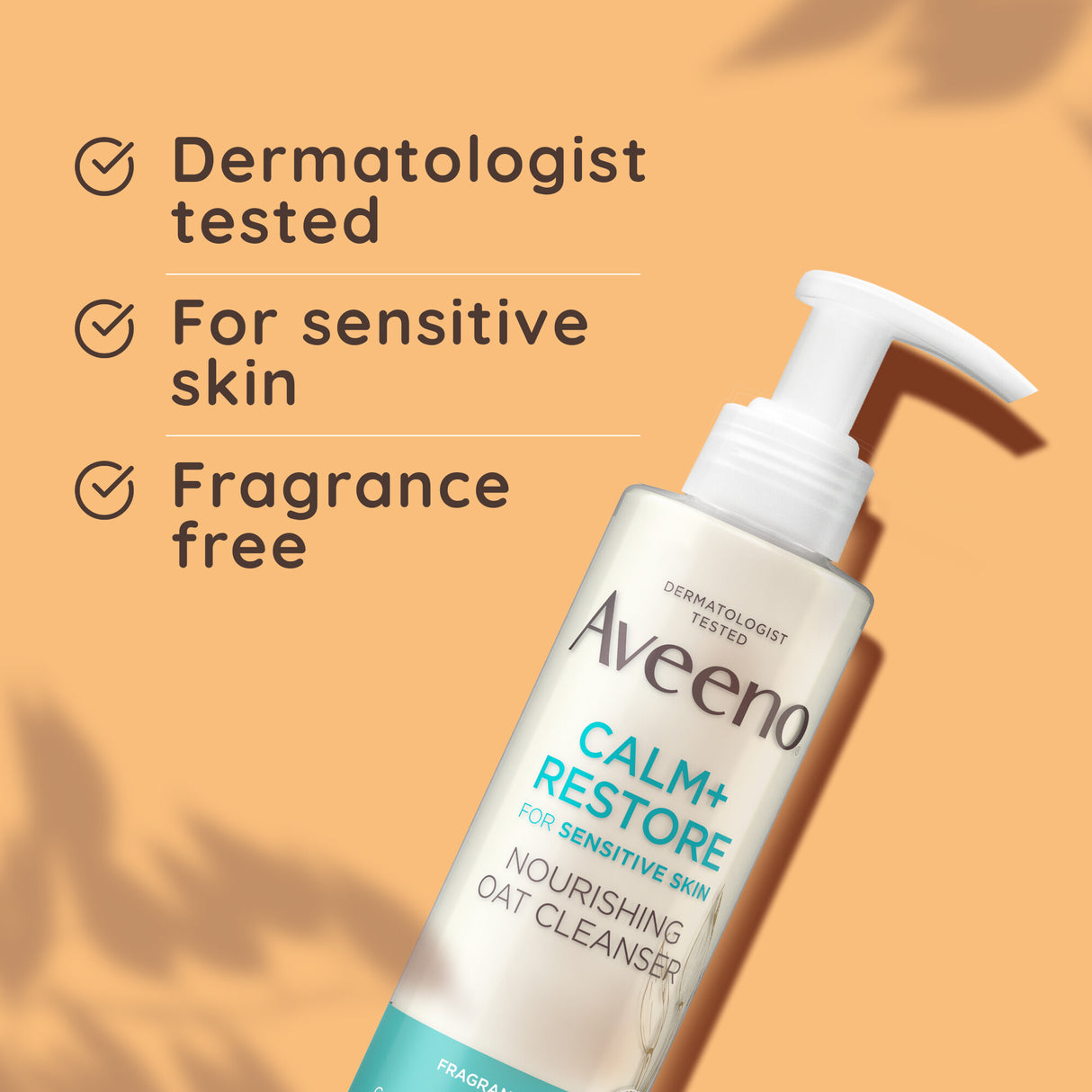 Aveeno Calm And Restore Nourishing Oat Cleanser 200ml