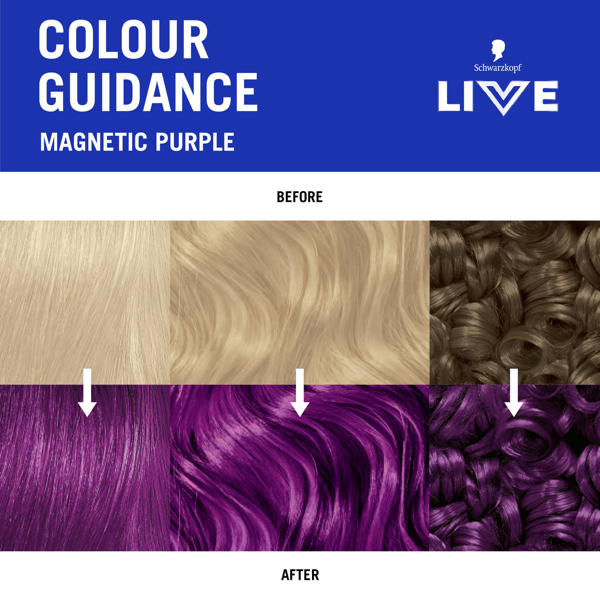 LIVE Colour U/B Mag Purple 75ml