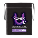 U By Kotex Extra Overnight Pads with Wings 10 Pack