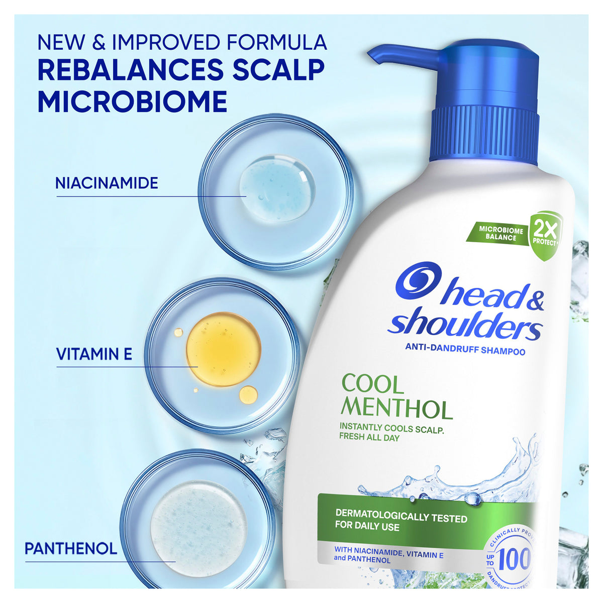 Head & Shoulders Cool Menthol Shampoo 660ml