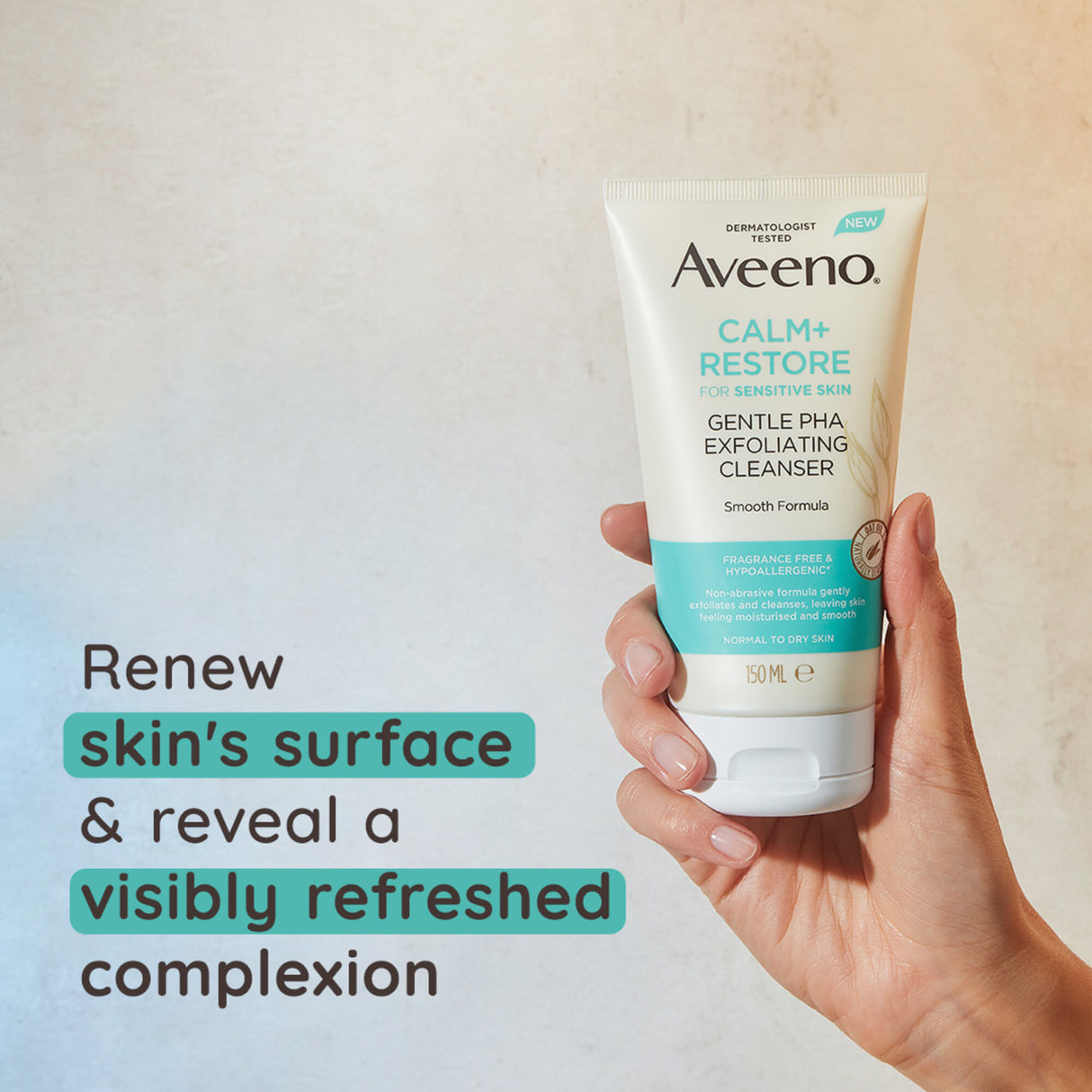 AVEENO Face Gentle PHA Clnsr 150ml